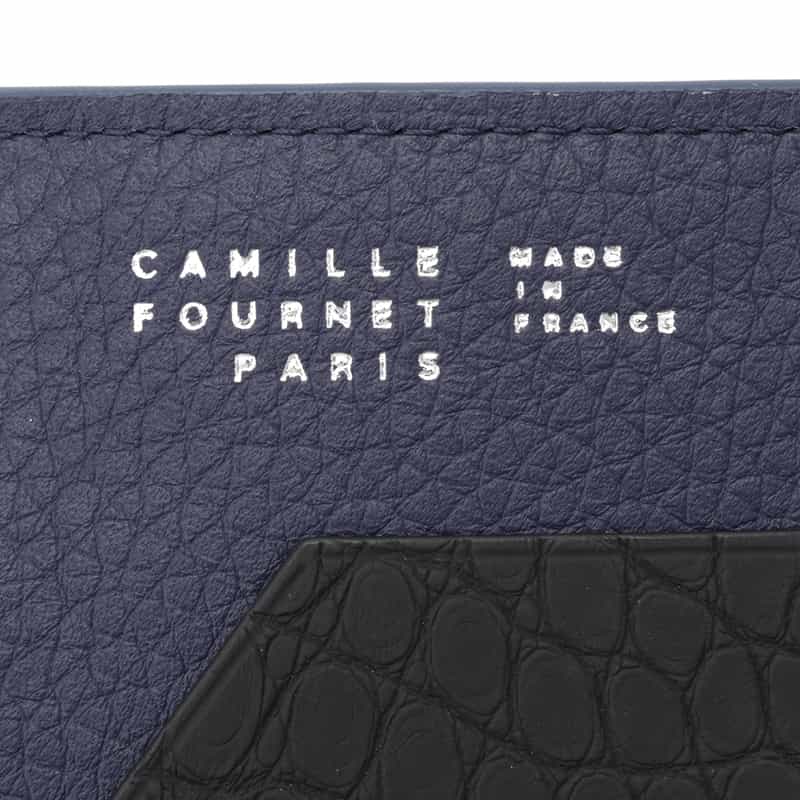 CAMILLE FOURNET CAMILLE FOURNET＜カミーユ フォルネ＞ カードケース NAVY