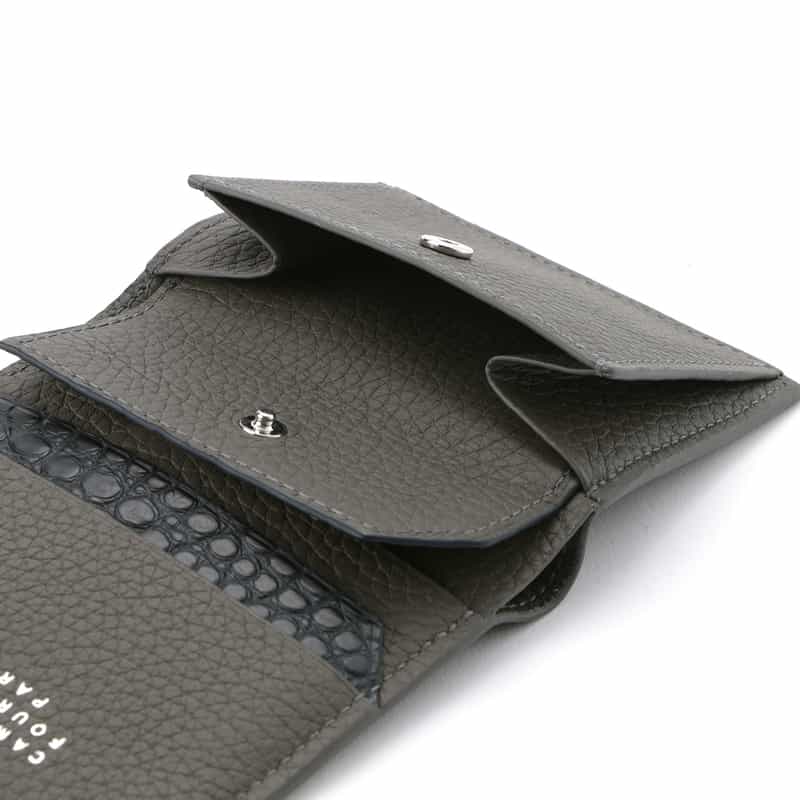 CAMILLE FOURNET CAMILLE FOURNET＜カミーユ フォルネ＞ コンパクトウォレット GRAY