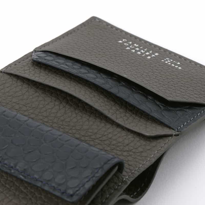 CAMILLE FOURNET CAMILLE FOURNET＜カミーユ フォルネ＞ コンパクトウォレット GRAY