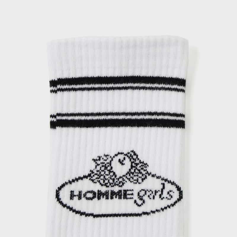HOMME GIRLS HOMME GIRLS ＜オム ガールズ＞ソックス（3足セット） WHITE