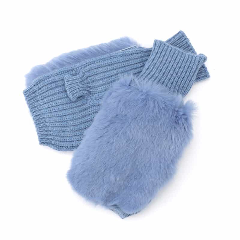 ALPO ＜アルポ＞レッキスファー付きフィンガーレスニットグローブ