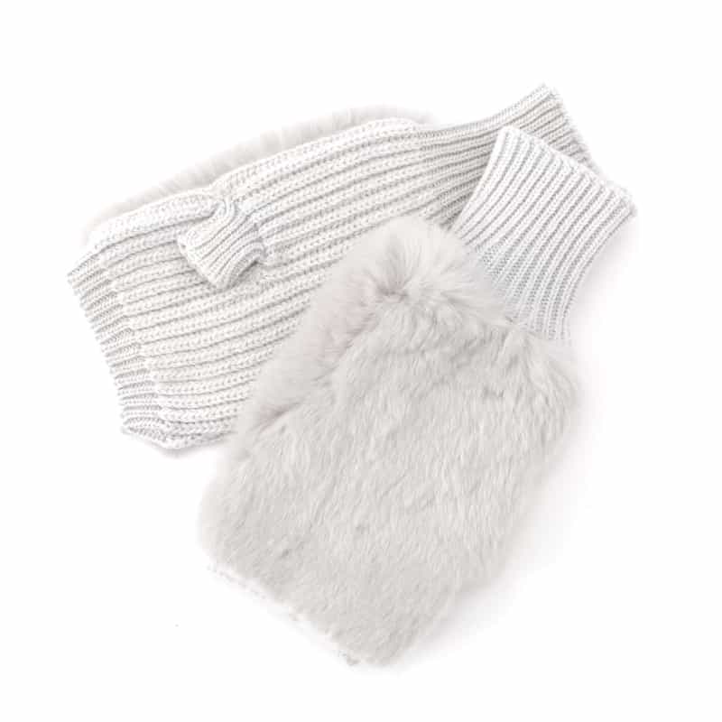 ALPO ＜アルポ＞レッキスファー付きフィンガーレスニットグローブ