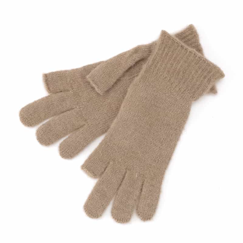 ALPO ALPO ＜アルポ＞フィンガーレスニットグローブ BEIGE