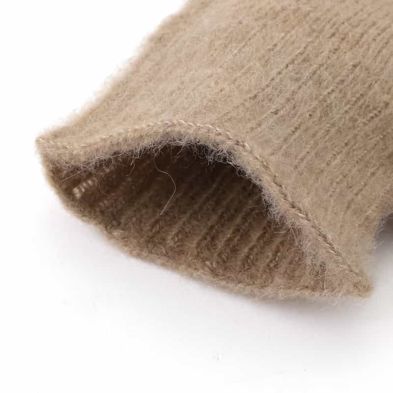 ALPO ALPO ＜アルポ＞フィンガーレスニットグローブ BEIGE