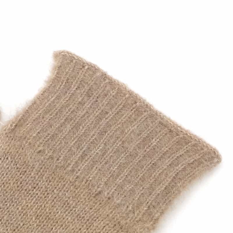 ALPO ALPO ＜アルポ＞フィンガーレスニットグローブ BEIGE