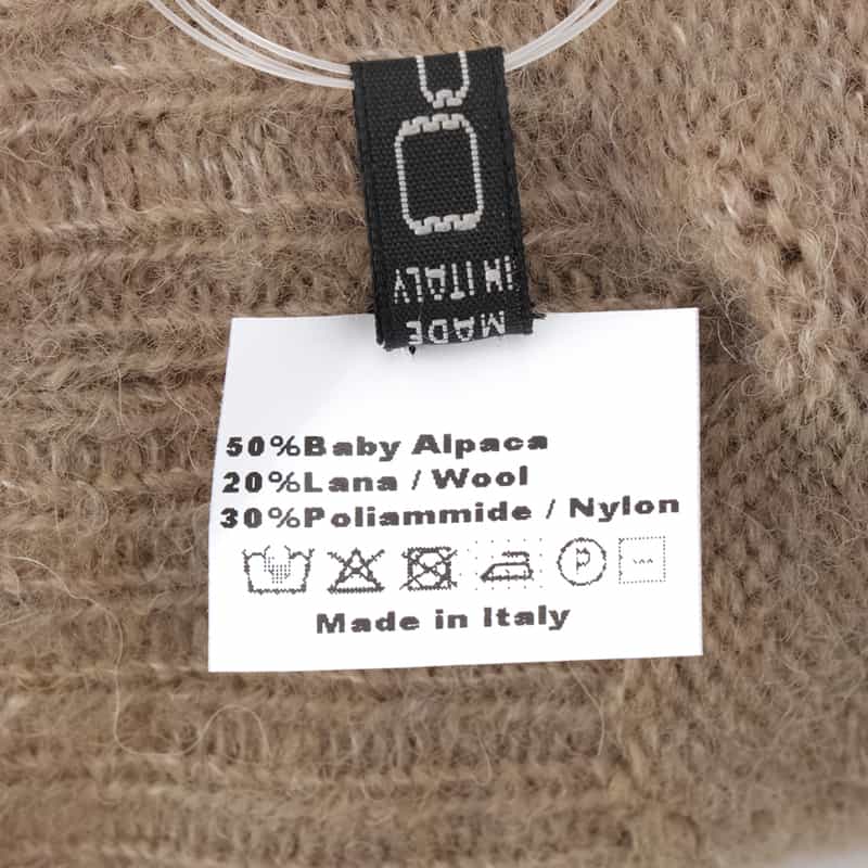 ALPO ALPO ＜アルポ＞フィンガーレスニットグローブ BEIGE