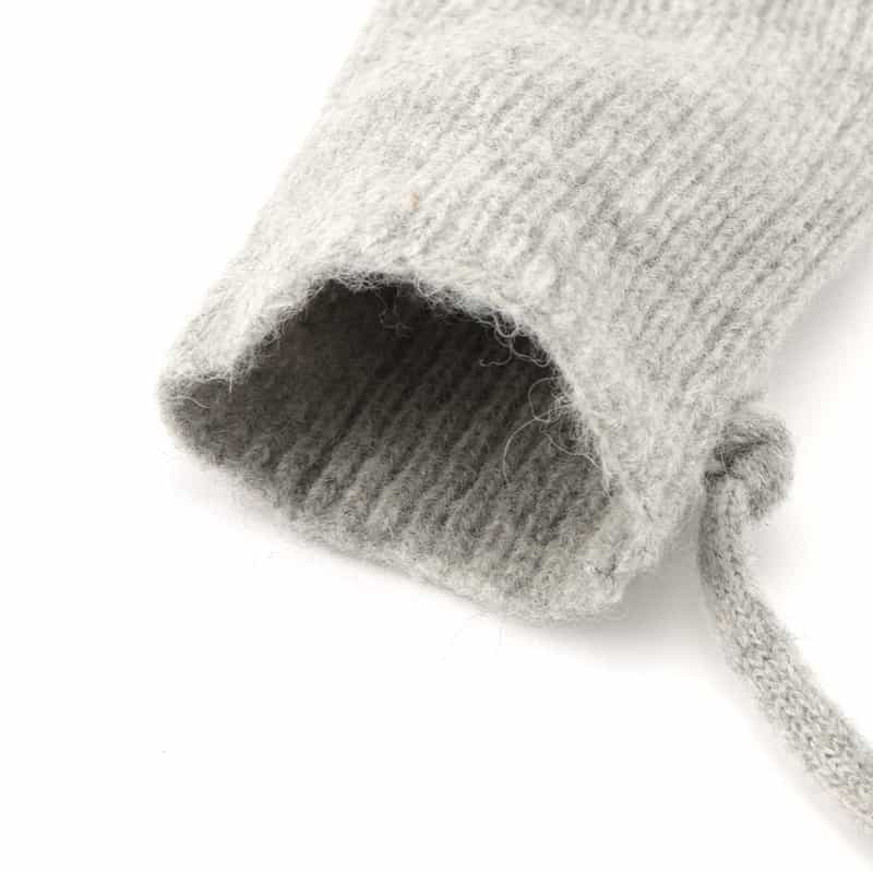 ALPO ALPO ＜アルポ＞フィンガーレスニットグローブ LIGHT GRAY