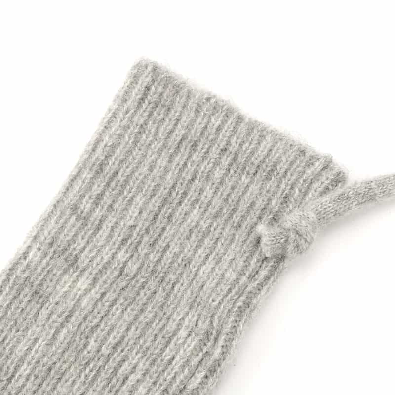 ALPO ALPO ＜アルポ＞フィンガーレスニットグローブ LIGHT GRAY