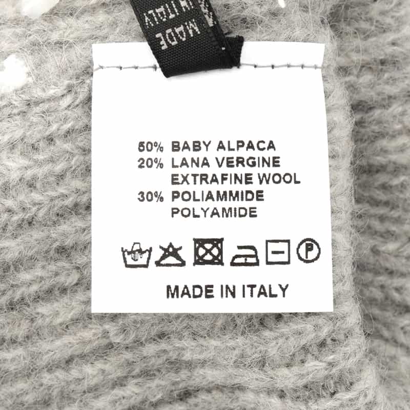 ALPO ALPO ＜アルポ＞フィンガーレスニットグローブ LIGHT GRAY