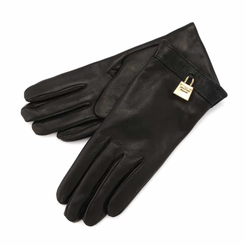 ALPO ALPO ＜アルポ＞南京錠付きレザーグローブ BLACK