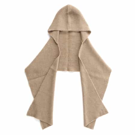 ALPO ＜アルポ＞フード付きリブニットスカーフ