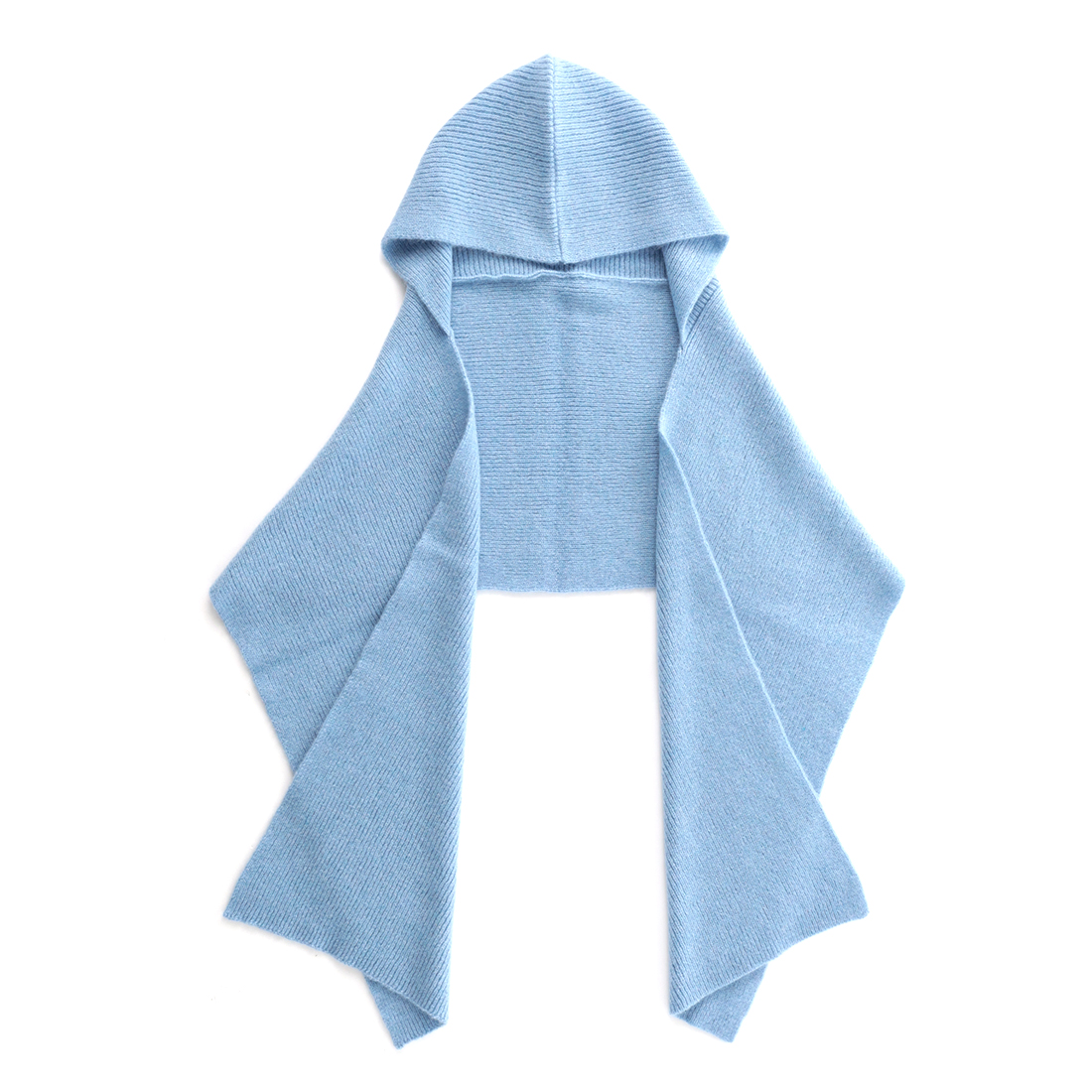 ALPO ＜アルポ＞フード付きリブニットスカーフ