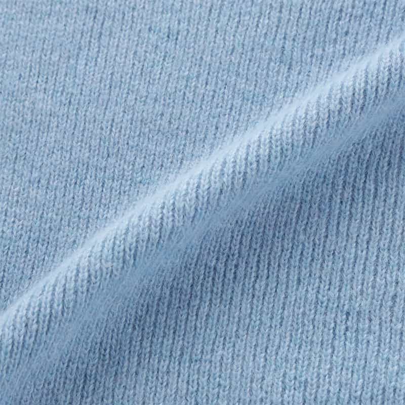 ALPO ALPO ＜アルポ＞フード付きリブニットスカーフ BLUE