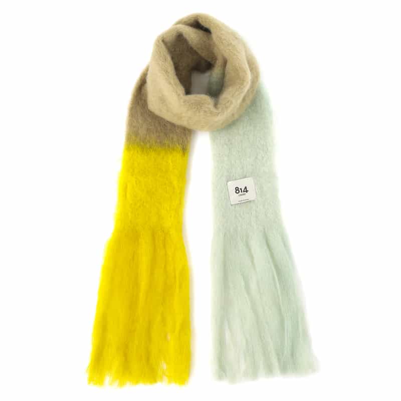 MANTAS EZCARAY MANTAS EZCARAY ＜マンタス エスカレイ＞フリンジスカーフ YELLOW