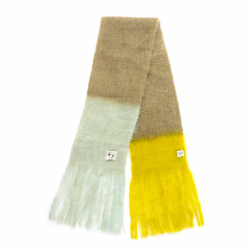 MANTAS EZCARAY MANTAS EZCARAY ＜マンタス エスカレイ＞フリンジスカーフ YELLOW