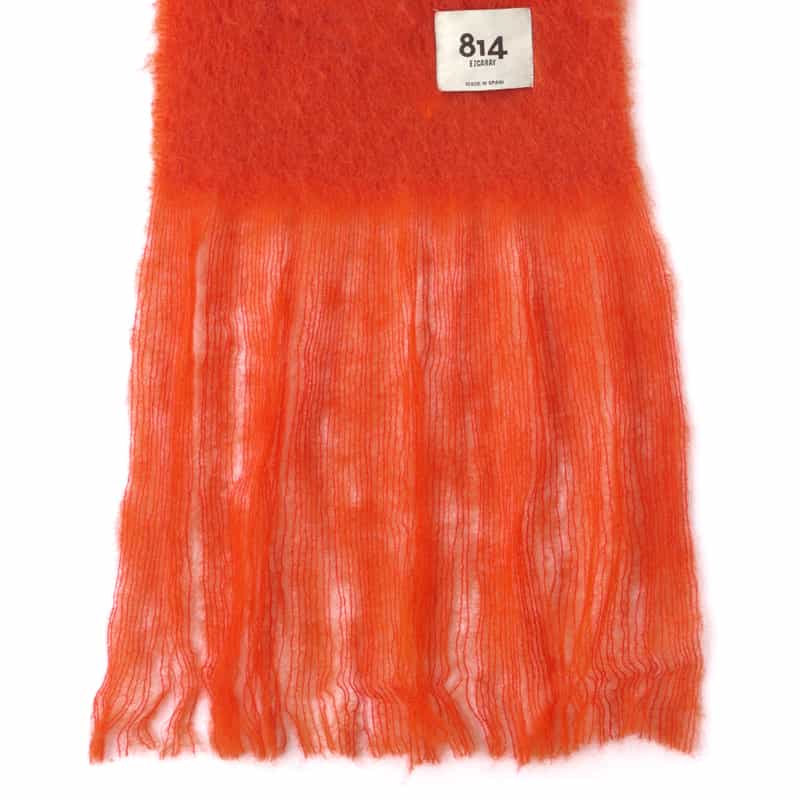MANTAS EZCARAY MANTAS EZCARAY ＜マンタス エスカレイ＞フリンジスカーフ ORANGE
