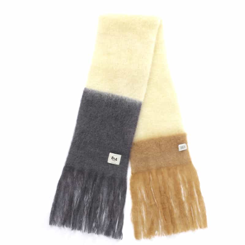 MANTAS EZCARAY MANTAS EZCARAY ＜マンタス エスカレイ＞フリンジスカーフ BROWN