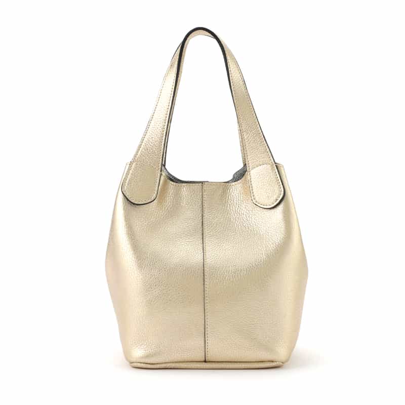 RIPANI<リパーニ> メタリックハンドバッグ “ANNA“