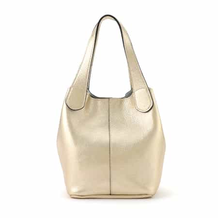 RIPANI<リパーニ> メタリックハンドバッグ “ANNA“