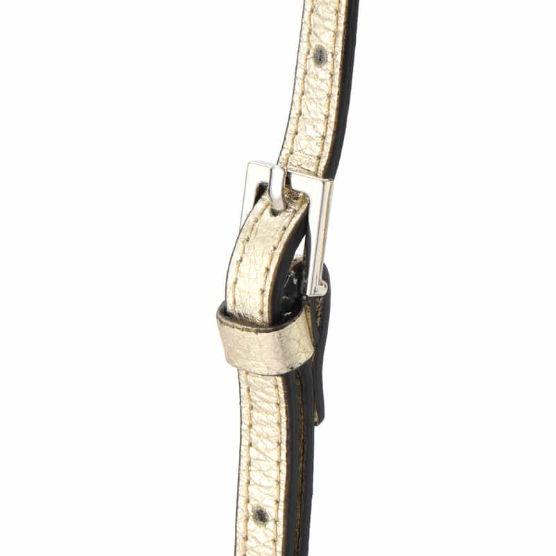 RIPANI RIPANI<リパーニ> メタリックハンドバッグ “ANNA“ GOLD