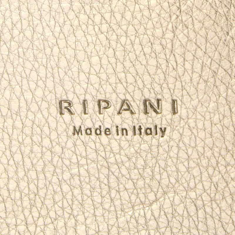 RIPANI RIPANI<リパーニ> メタリックハンドバッグ “ANNA“ GOLD