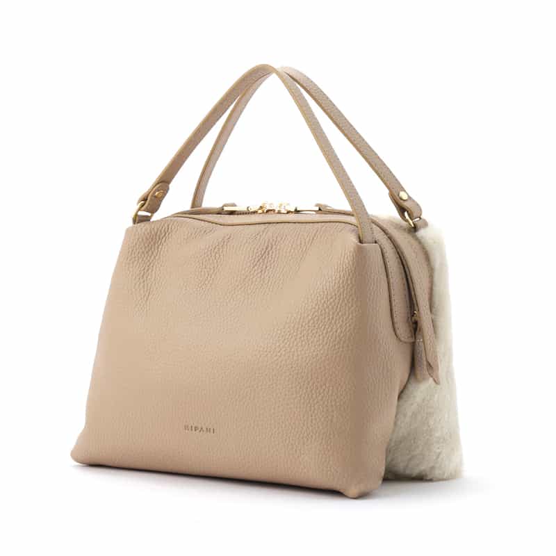 RIPANI RIPANI<リパーニ>ショルダーバッグ “RONDINE“ GRAY BEIGE