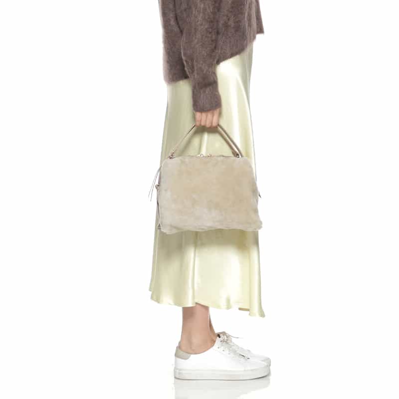 RIPANI RIPANI<リパーニ>ショルダーバッグ “RONDINE“ GRAY BEIGE