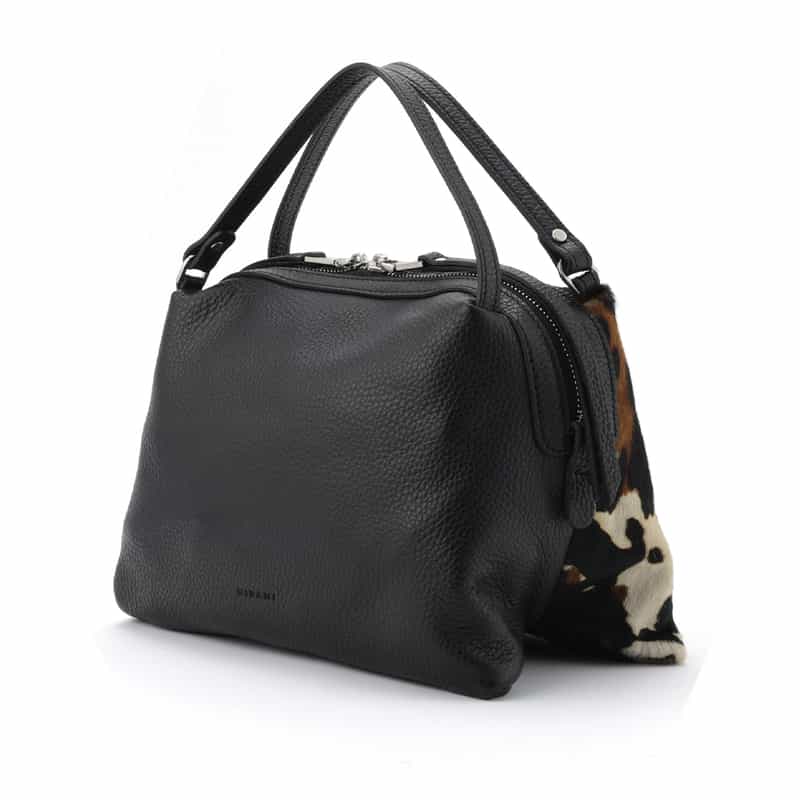 RIPANI RIPANI<リパーニ> アニマル柄ショルダーバッグ “RONDINE“ BROWN