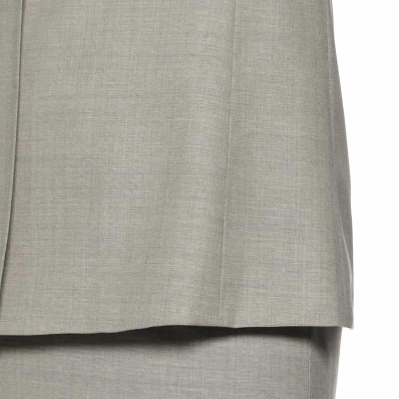 KIYOMI SAITO KIYOMI SAITO ＜キヨミ サイトウ＞ バーニーズ　ニューヨーク限定セットアップノーカラージャケット GREIGE