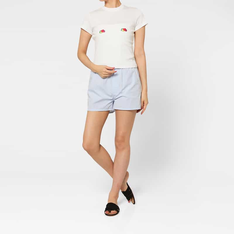 HOMME GIRLS HOMME GIRLS ＜オム ガールズ＞ フルーツプリントTシャツ WHITE