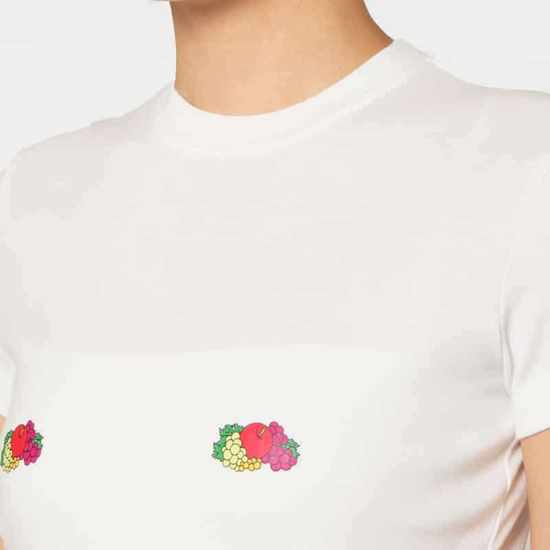 HOMME GIRLS HOMME GIRLS ＜オム ガールズ＞ フルーツプリントTシャツ WHITE