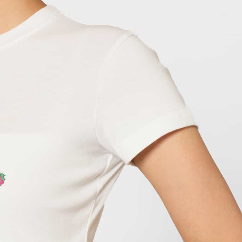 HOMME GIRLS HOMME GIRLS ＜オム ガールズ＞ フルーツプリントTシャツ WHITE