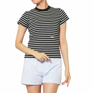 HOMME GIRLS ＜オム ガールズ＞ マルチボーダー柄Tシャツ