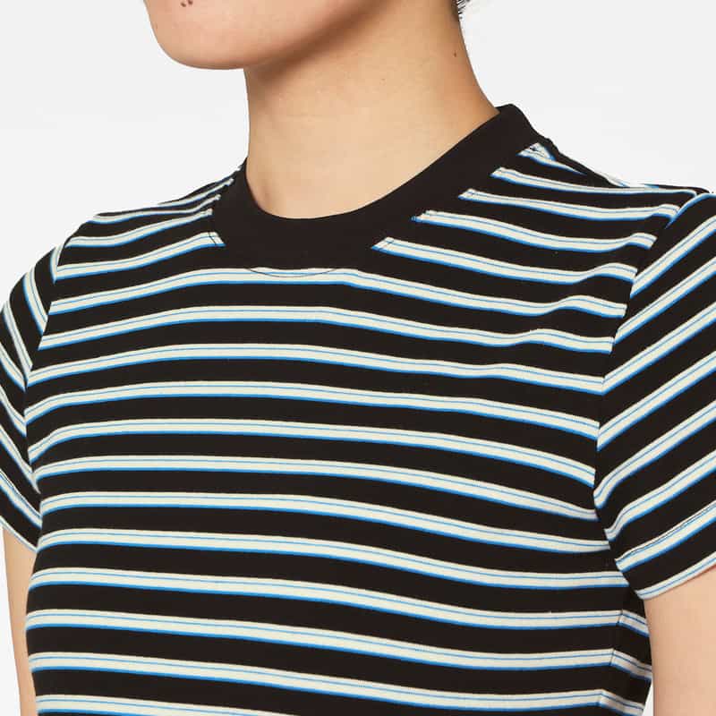 HOMME GIRLS HOMME GIRLS ＜オム ガールズ＞ マルチボーダー柄Tシャツ MULTI COLOR