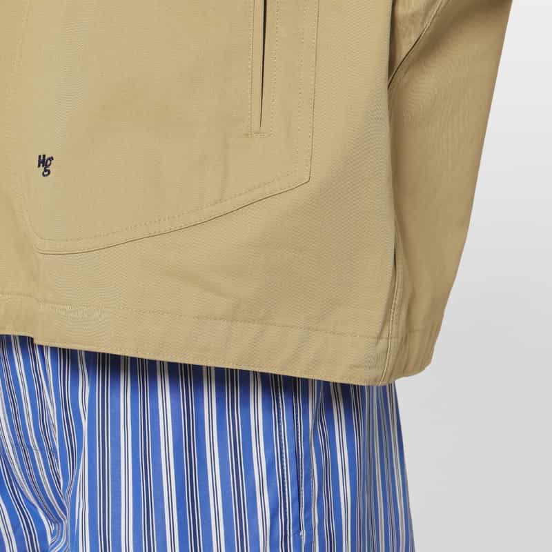 HOMME GIRLS HOMME GIRLS ＜オム ガールズ＞ ジップアップパラシュートジャケット BEIGE