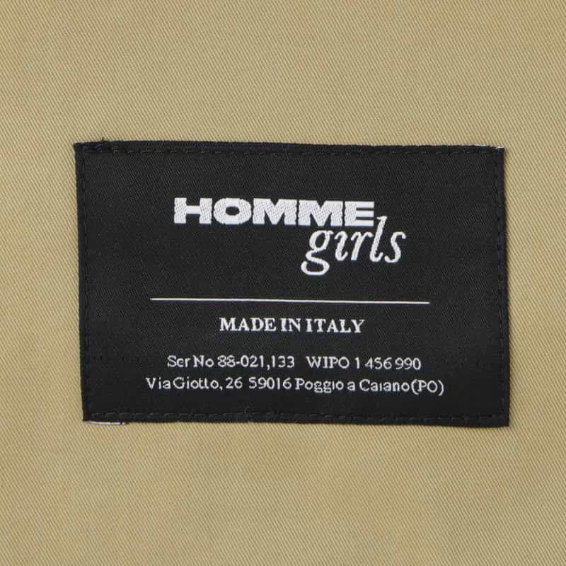 HOMME GIRLS HOMME GIRLS ＜オム ガールズ＞ ジップアップパラシュートジャケット BEIGE