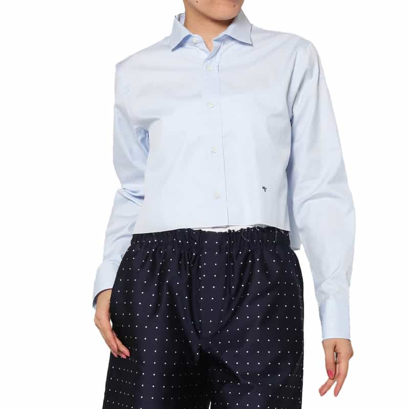 HOMME GIRLS ＜オム ガールズ＞ クロップドシャツ