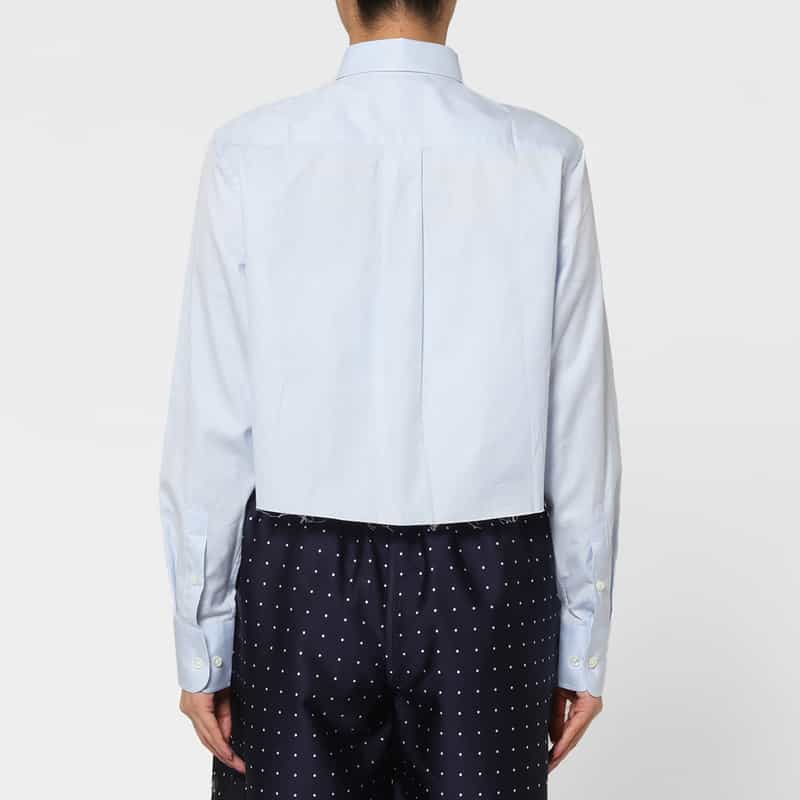 HOMME GIRLS HOMME GIRLS ＜オム ガールズ＞ クロップドシャツ LIGHT BLUE