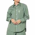 HOMME GIRLS ＜オム ガールズ＞ マルチストライプ柄シャツ