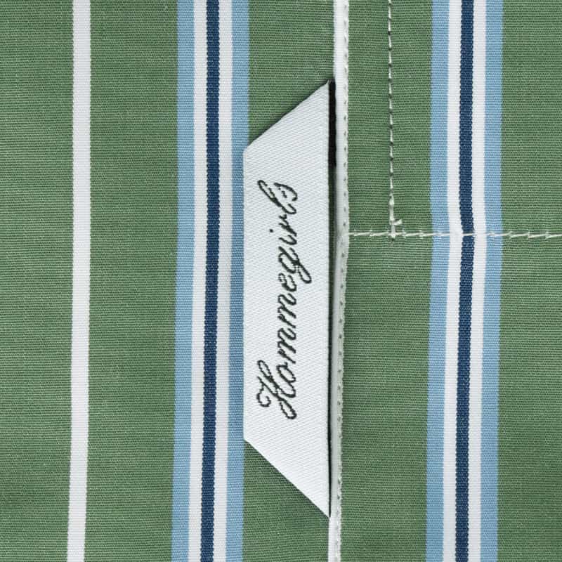 HOMME GIRLS HOMME GIRLS ＜オム ガールズ＞ マルチストライプ柄シャツ GREEN