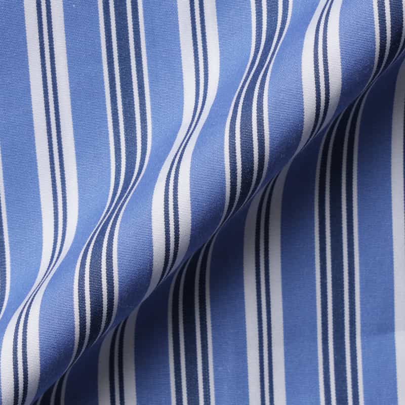 HOMME GIRLS HOMME GIRLS ＜オム ガールズ＞ マルチストライプ柄シャツ BLUE