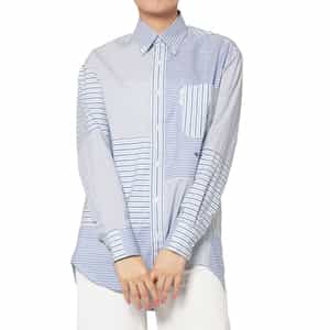 HOMME GIRLS ＜オム ガールズ＞ パッチワークデザインシャツ