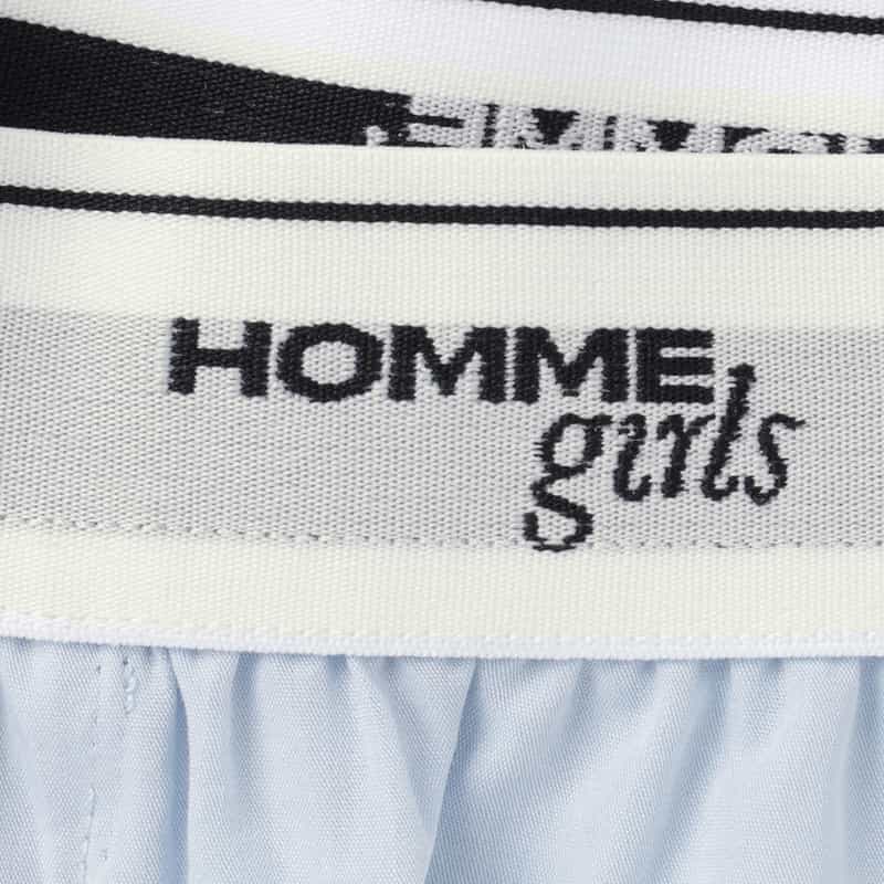 HOMME GIRLS HOMME GIRLS ＜オム ガールズ＞ ボクサーショートパンツ BLUE