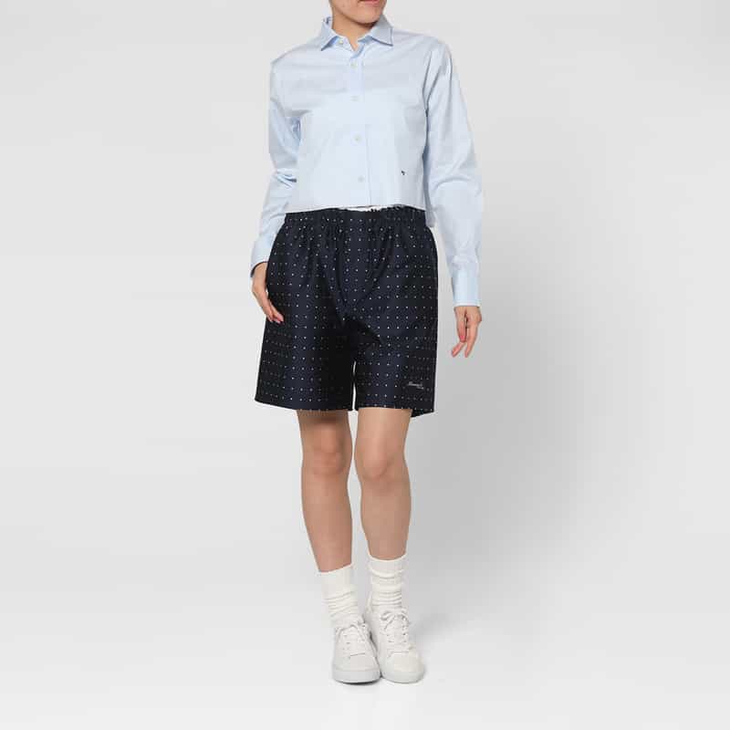 HOMME GIRLS HOMME GIRLS ＜オム ガールズ＞ ドット柄ボクサーショートパンツ NAVY