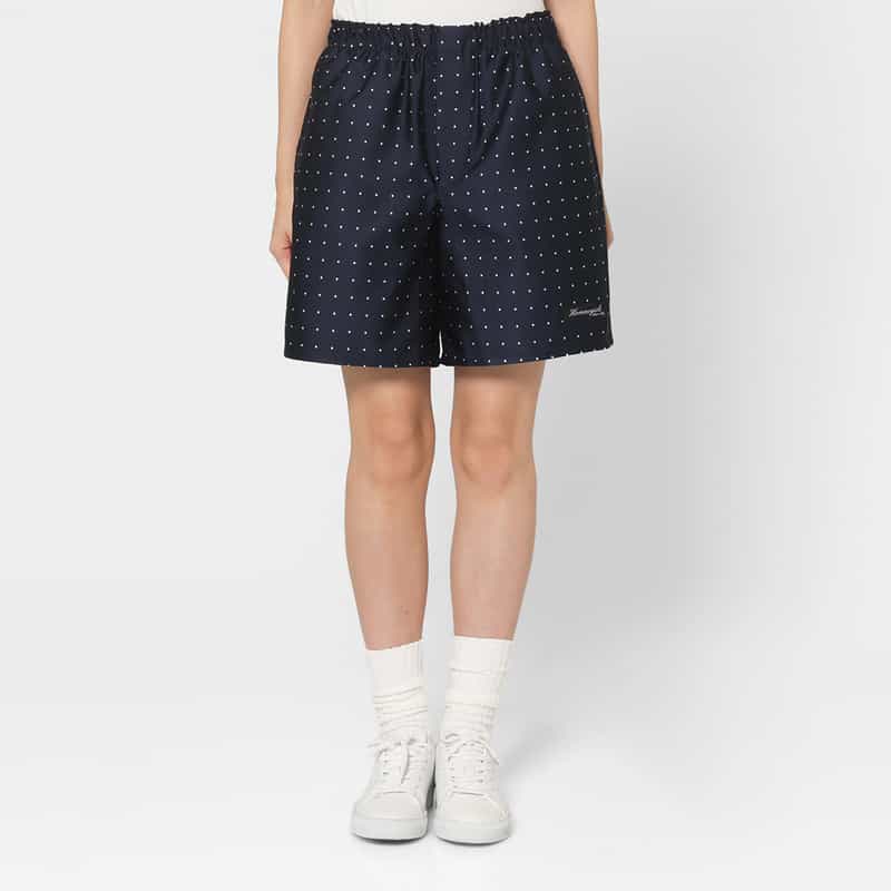 HOMME GIRLS HOMME GIRLS ＜オム ガールズ＞ ドット柄ボクサーショートパンツ NAVY