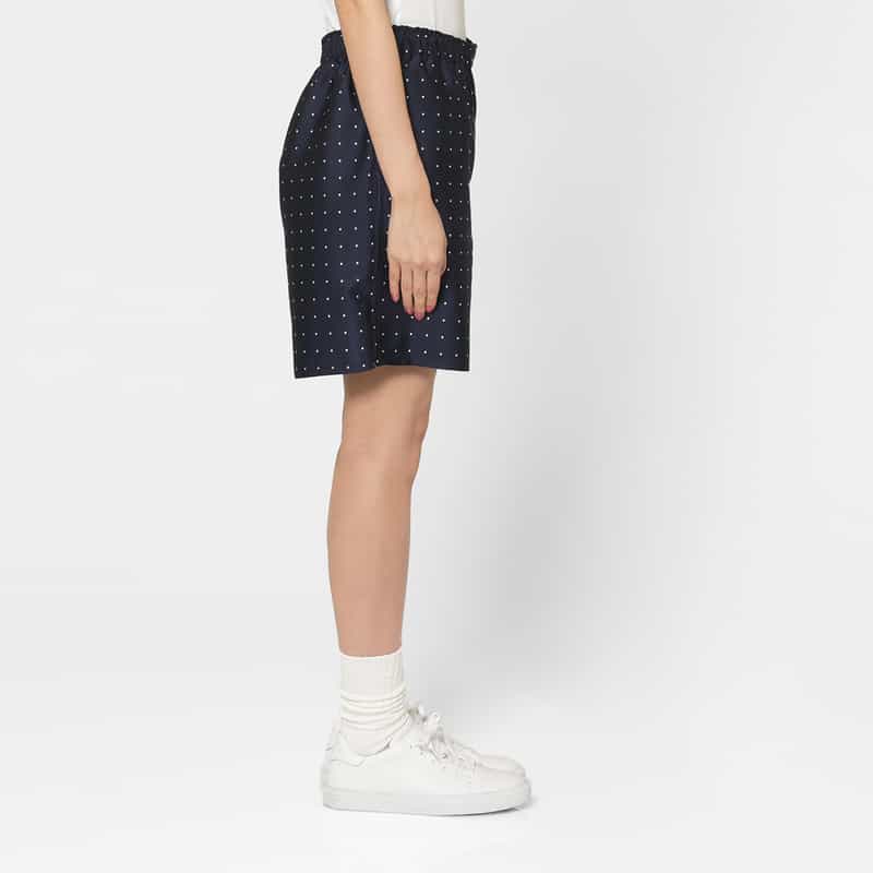 HOMME GIRLS HOMME GIRLS ＜オム ガールズ＞ ドット柄ボクサーショートパンツ NAVY