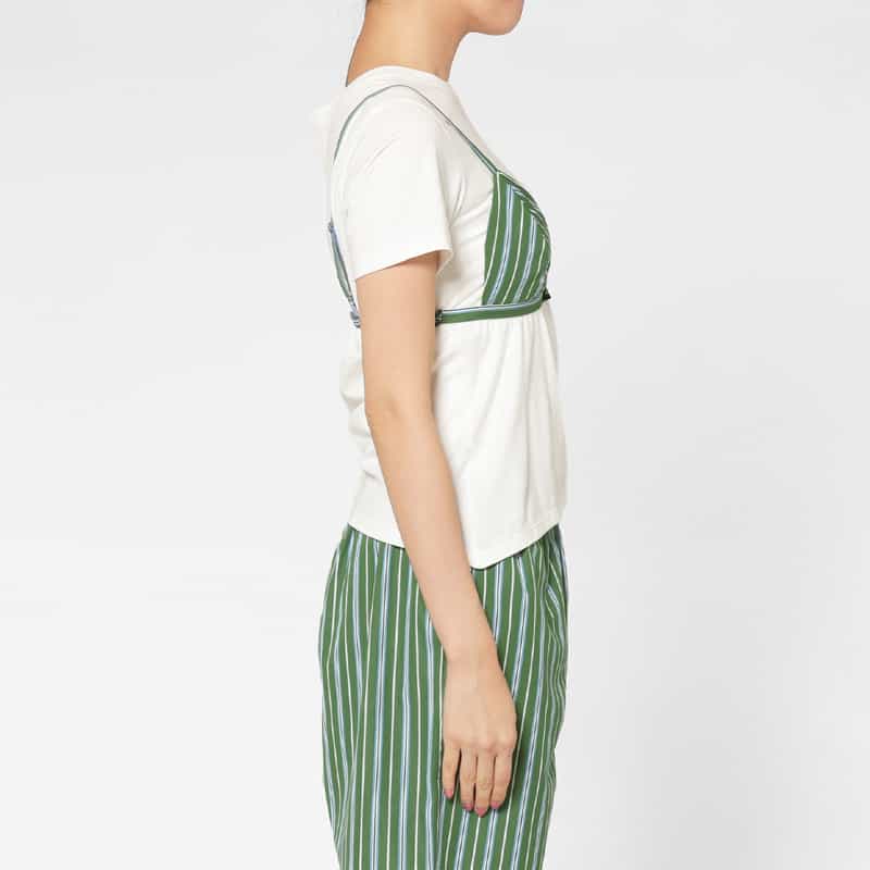 HOMME GIRLS HOMME GIRLS ＜オム ガールズ＞ ストライプ柄ブラレット GREEN