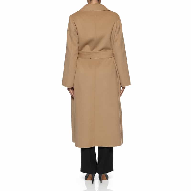 BARNEYS NEW YORK ベルテッド ロングコート CAMEL