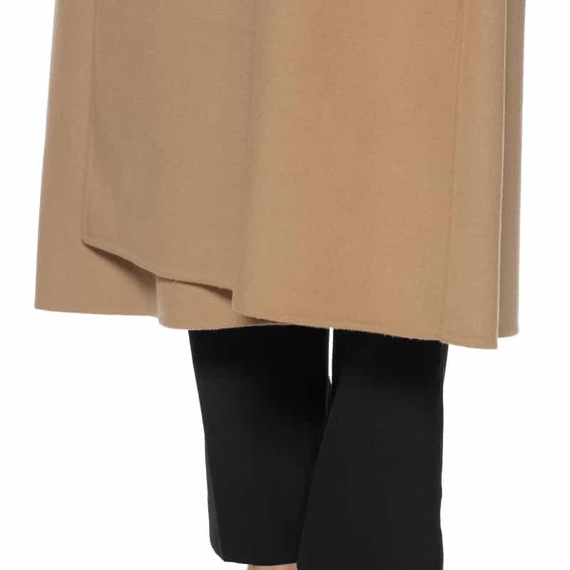 BARNEYS NEW YORK ベルテッド ロングコート CAMEL