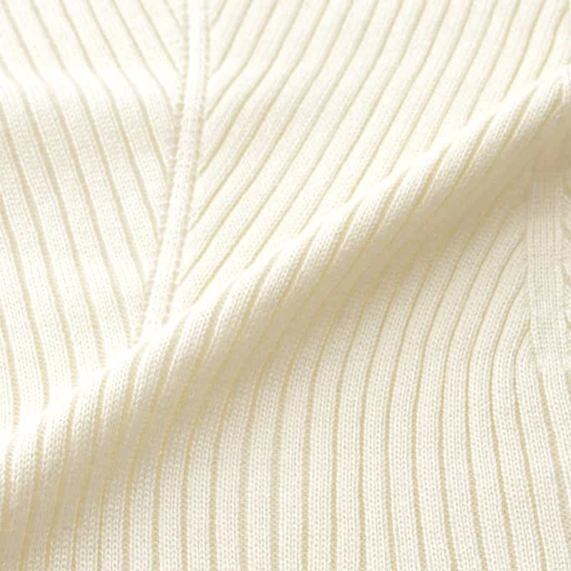 BARNEYS NEW YORK リブニット ボレロカーディガン IVORY